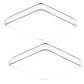 💡 TIDSBEGRENSET 50% RABATT! 💥 Moderne Firkantet LED-Taklampe – Minimalistisk, Øyevennlig, Innfelt Montering ✨