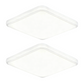 💡 TIDSBEGRENSET 50% RABATT! 💥 Moderne Firkantet LED-Taklampe – Minimalistisk, Øyevennlig, Innfelt Montering ✨