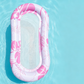 🔥⏰50% RABATT NÅ⏰🔥 Oppblåsbar Bassengflyte-Hengekøye med Mesh-Senter 🏊‍♀️💦