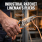 🔥Time-Limited Special💥 Ratchet Lineman's Pliers – Cut, strip, grip & crimp in one ✨