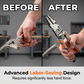 🔥Time-Limited Special💥 Ratchet Lineman's Pliers – Cut, strip, grip & crimp in one ✨