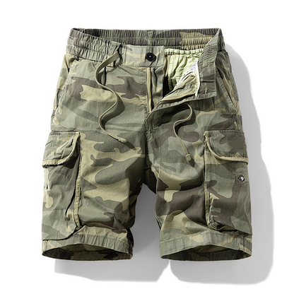 🩳 TIDSBEGRENSET 50% RABATT! ✨ Herre Casual Avslappet Cargo Shorts – Flere Lommer, Pustende, Robust 🌲