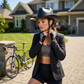 ⏳Begrenset tid 50% rabatt⏰Cowboy-stil Bredbremmet Sikkerhetshjelmhatt🤠