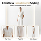👗✨Dame Løs Ensfarget To-delt Sett – Stilig & Komfortabelt 🔥