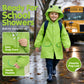 🐸 50% RABATT! Barns Frosk-Regnponcho ☔– Vanntett, Lett & Ryggsekkvennlig