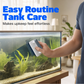 🔥 50% RABATT NÅ 🐠 Magnetisk Akvarium Glassrenser – Dobbeltsidig Flytende Algescraper – Rengjør Enkelt Inn- og Utsiden Uten å Bli Våt på Hendene ✨