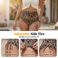 Stilig bikinisett med leopardmønster for kvinner