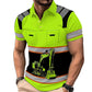 📢📢 50% OFF !! ⏰ Men's Casual Excavator Graphic Top – Bold Digger Print, Soft Cotton & Relaxed Fit for Everyday Wear 🚜✨