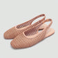 👡🌸 Dame Flettede Slingback Sandaler – 50% RABATT! Elegant flettet detalj, stilig slingback, komfortabel flat såle – perfekt for jobb og helg. 🔥✨