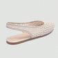 👡🌸 Dame Flettede Slingback Sandaler – 50% RABATT! Elegant flettet detalj, stilig slingback, komfortabel flat såle – perfekt for jobb og helg. 🔥✨