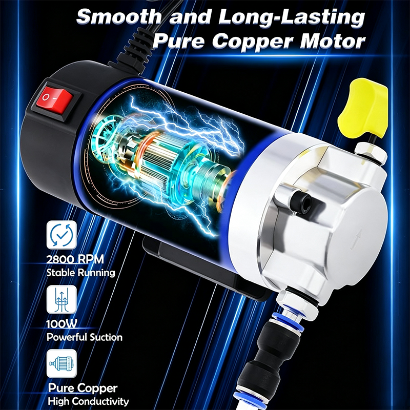 🎁 2026 Nya Ankomster 50% rabatt💥Portabel Motoroljepump – Ren Kopparmotor & Aluminiumlegering – Perfekt för Oljebyte & Vätskeöverföring – Kompakt & Portabel 🚗