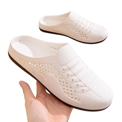 ⏳Begrenset tid 50% rabatt⏰Sommer Pustende Mesh Halv Tøfler | Slip-On Fritidssko👟