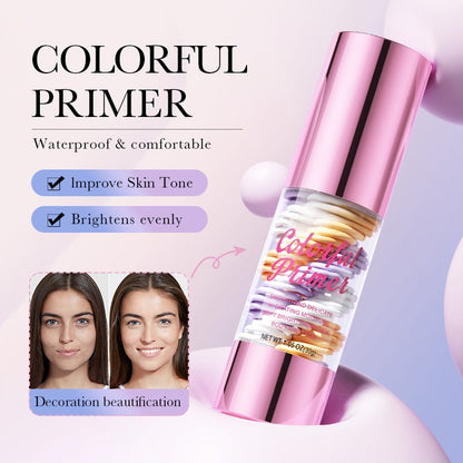 🔥Time-Limited Special💥Blur Pores & Redness Instantly! 3-in-1 Color-Correcting Primer