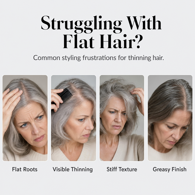 🎁 2026 Nya Ankomster 50% rabatt💥Fluffy Hair Shaping Spray – volymgivande spray med långvarig effekt och persikodoft💇‍♀️