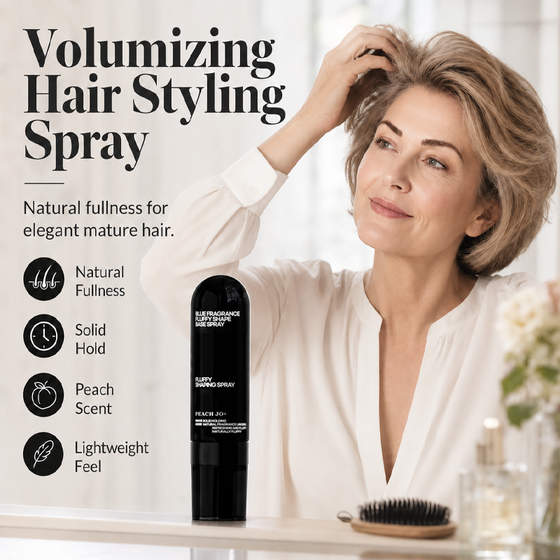 🎁 2026 Nya Ankomster 50% rabatt💥Fluffy Hair Shaping Spray – volymgivande spray med långvarig effekt och persikodoft💇‍♀️