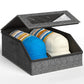 ⏳Time-Limited Special⏰Careluxpro Stackable Hat Storage Box with Clear Window