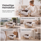🎁 2026 Nya Ankomster 50% rabatt💥Trä Husdjurssäng med Blomdesign – Upphöjd Katt- & HundbBädd för Små Husdjur🛋️