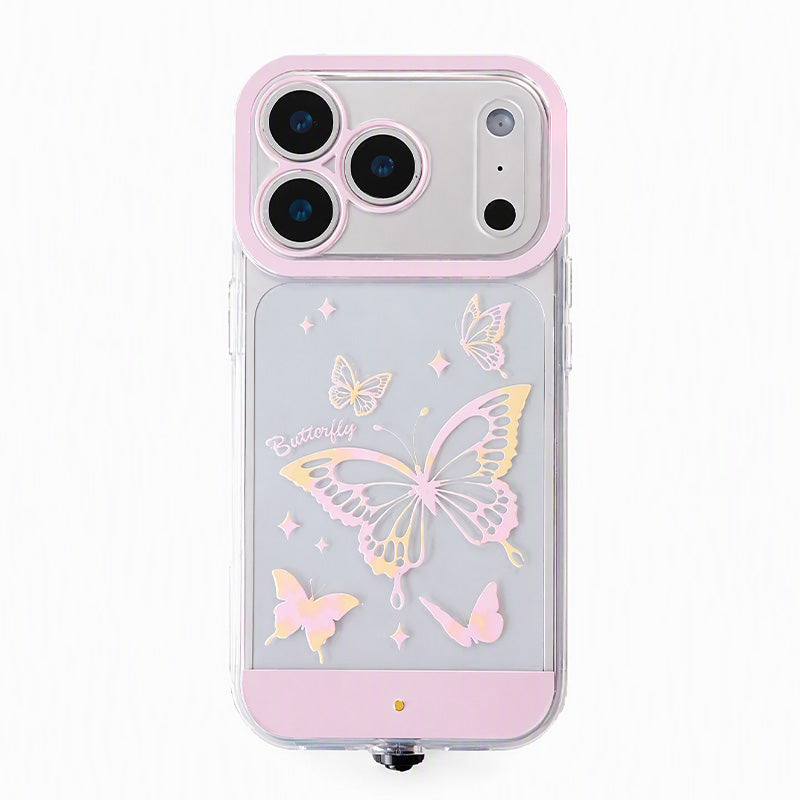 🎁 2026 Nya Ankomster 50% rabatt💥LED Upplyst Fjärilstelefonfodral – Färgskiftande Skal för iPhone, Y2K Estetik Festtillbehör ✨🌈
