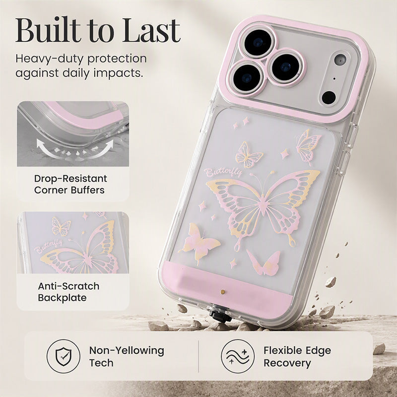 🎁 2026 Nya Ankomster 50% rabatt💥LED Upplyst Fjärilstelefonfodral – Färgskiftande Skal för iPhone, Y2K Estetik Festtillbehör ✨🌈