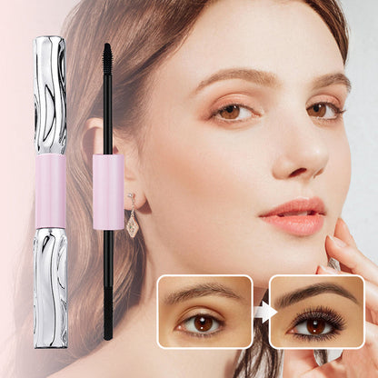 🎁 2026 Nya Ankomster 50% rabatt💥2-i-1 Långvarig Volymgivande och Böjd Mascara – dubbelborstdesign, vattentålig & klumpfri – perfekt för en professionell, mångdimensionell franslook 👁️✨