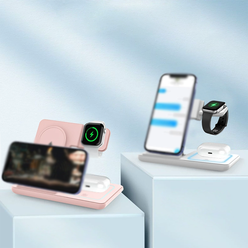 🎁 2026 Nya Ankomster 50% rabatt💥TECH DEAL – Ladda mobil, smartklocka och hörlurar samtidigt utan kabelkaos – 3-i-1 trådlöst laddningsställ