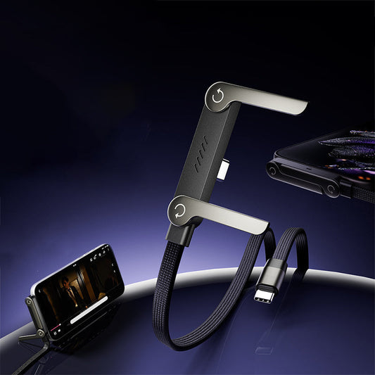 🔥Time-Limited Special💥240W 2-in-1 USB-C Stand Charging Cable, Hands-Free Phone Holder & Fast Charger Cord