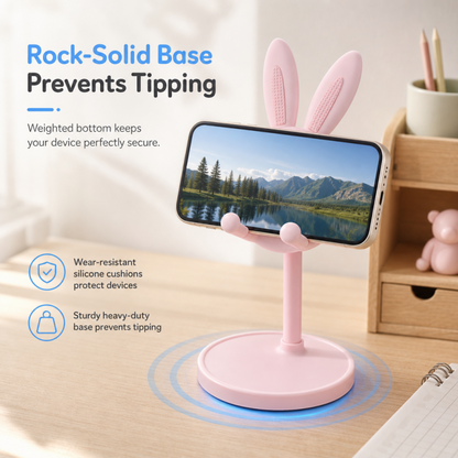 ⏳Limited time – 50% OFF⏰🐰Cute Bunny Desktop Phone Stand