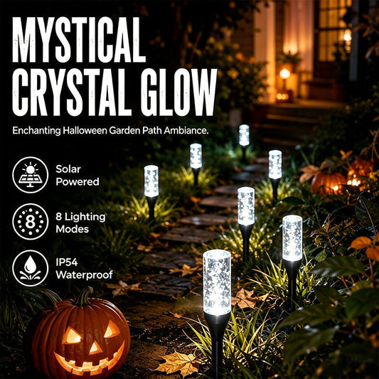 🔥Time-Limited Special💥 Solar Bubble Pathway Light – Auto On/Off, Decorative, Weatherproof 🌙☀️