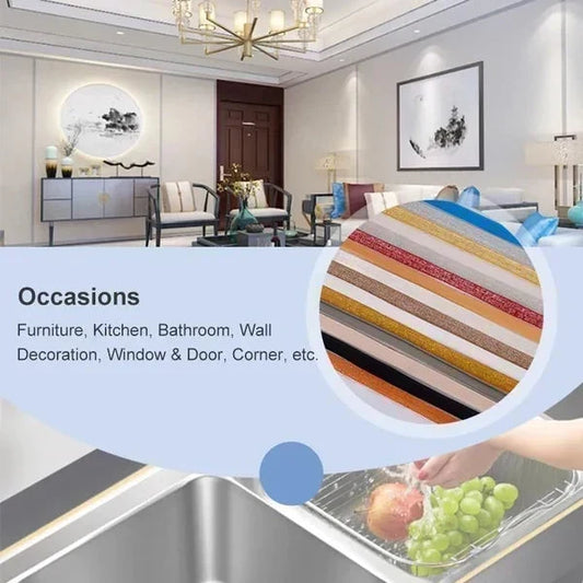 🎁2026 New Arrivals 50% OFF💥Anti-mould adhesive tape for ceramic tiles (8mm*6m)🧱💛