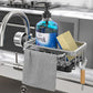 🔥Time-Limited Special💥 Faucet Sponge Holder Rack – space aluminum, rustproof, fast-drying, no tools. Organize sink & bathroom instantly! 🛡️✅