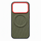 🎁2026 New Arrivals 50% OFF💥Magnetic Woven Texture Phone Case with Gold Trim – Anti-Slip, Shockproof, Wireless Charging ✨