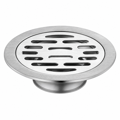 ⏳🔥LIMITED-TIME 50% OFF! ⏰Brushed Stainless Steel Round Floor Drain with Deodorizing Core – Fast Water Drainage Anti-Odour Floor Drain, Fits Bathroom, Shower & Washing Machine