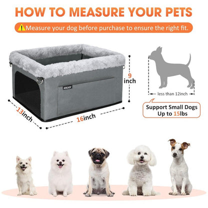 🔥50% OFF!!📢🐶🚗 Secure Travel Pet Bed – Heavy-Duty Metal Frame, Waterproof Oxford & Safety Leash 🛡️