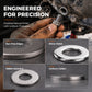 Stainless Steel Washer Assortment Kit Flat Gaskets and Sealing Rings Set with Storage Box