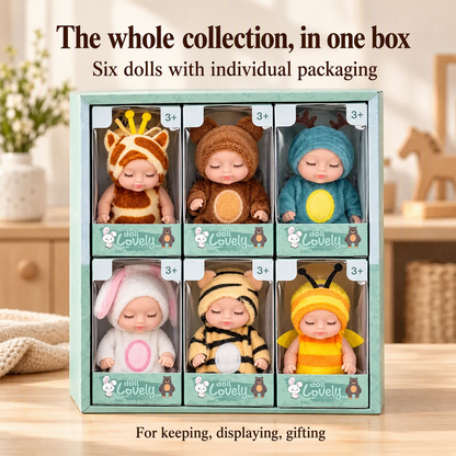 🎁2026 New Arrivals 50% OFF💥Mini Reborn Baby Dolls — Lifelike Sleeping Faces & Gift Box 🎁