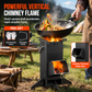Portable Folding Wood Burning Rocket Stove for Outdoor Camping Picnic Cooking and Heating