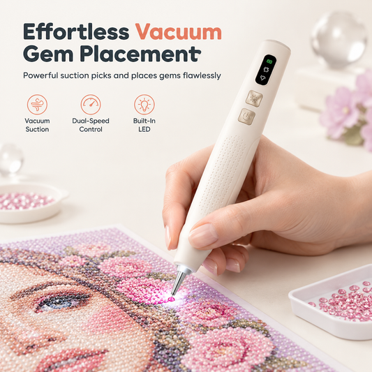 Electric Vacuum Suction Pen Set DIY Craft Dotting Tool