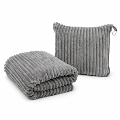 2-in-1 Flannel Travel Blanket