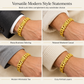🔥Time-Limited Special💥Men's Vietnamese Sand-Gold Style Bracelet – Matte Sandblasted Finish & Watch Clasp💎
