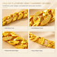 🔥Time-Limited Special💥Men's Vietnamese Sand-Gold Style Bracelet – Matte Sandblasted Finish & Watch Clasp💎