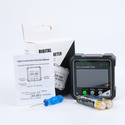 🔥Time-Limited Special💥IP54 Magnetic Digital Angle Finder & Inclinometer with Backlit LCD Screen 📐