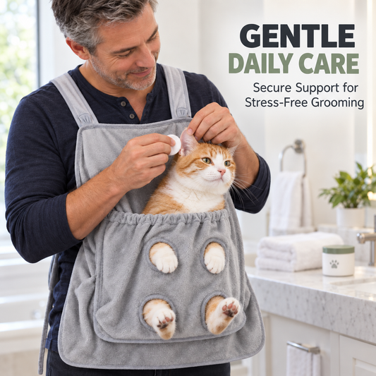 🔥Time-Limited Special💥 Pet Carrier Bag Apron – Hands-Free Comfort for Small Pets, Keep Your Companion Close & Cosy on Walks, Errands & Travel ✂️✨