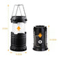 🔥Time-Limited Special💥LED Flame Camping Lantern – 3-in-1 Lantern & Flashlight, Flickering Flame Mode – Retractable, Portable – Solar & USB Rechargeable! 🔦💨