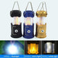 🔥Time-Limited Special💥LED Flame Camping Lantern – 3-in-1 Lantern & Flashlight, Flickering Flame Mode – Retractable, Portable – Solar & USB Rechargeable! 🔦💨