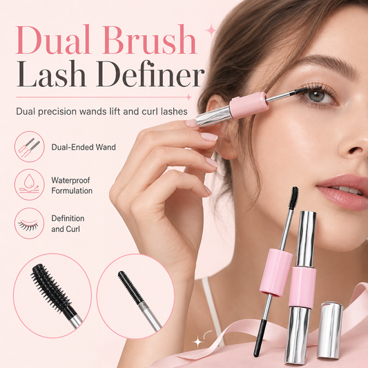 🔥Time-Limited Special💥Double Ended Waterproof and Lash Primer for Lengthening Curling and Volumizing Smudge Proof Natural Eye Makeup