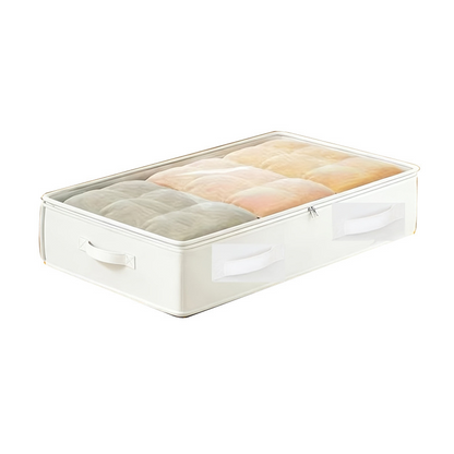 🔥Time-Limited Special💥 Waarom zou je zomerkleding en dekens in kasten proppen? Deze onderbed-opbergtas schuift er zo onder, met dubbele rits en doorzichtig deksel.