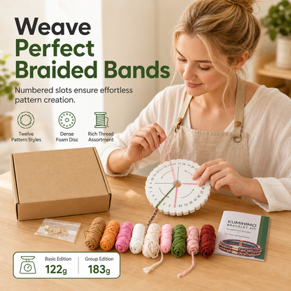 🔥Time-Limited Special💥DIY Braiding Cord Craft Kit for Adults and Beginners Boxed Set