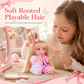 🔥Time-Limited Special💥Mini Princess Dolls 6-Pack, Pocket Size Doll Figures, Soft Rooted Hair, Gift Box