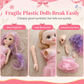 🔥Time-Limited Special💥Mini Princess Dolls 6-Pack, Pocket Size Doll Figures, Soft Rooted Hair, Gift Box