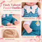 🔥Time-Limited Special💥Mini Princess Dolls 6-Pack, Pocket Size Doll Figures, Soft Rooted Hair, Gift Box
